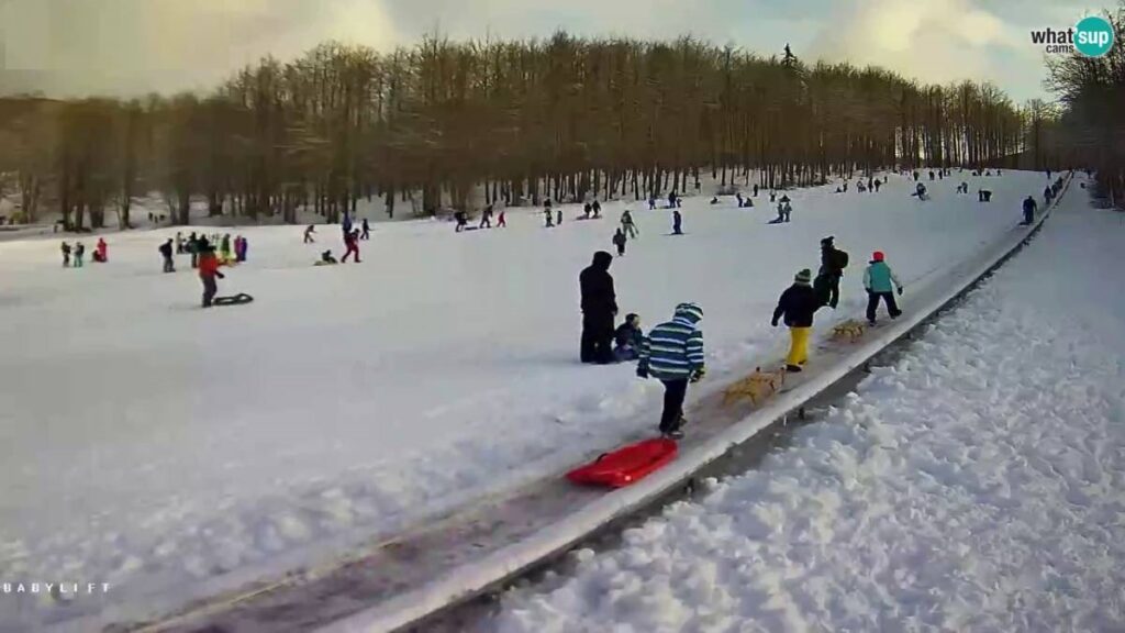 Live webcam Platak - Baby lift