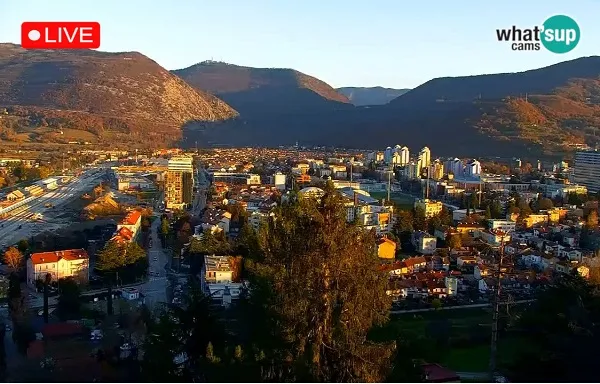 Webcams en direct de Nova Gorica – vues du centre-ville, du pont de Solkan, des parcs et panoramas